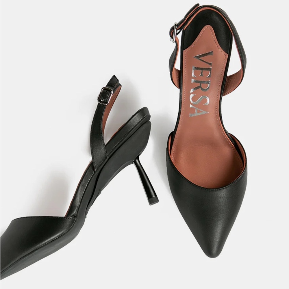 Vice Versa Everyday Heels in Black - convertible flats to heels BRAND NEW